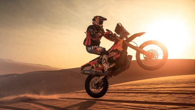 Matthias Walkner ist zurück auf dem Motorrad.