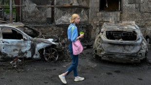 So zerbombten die Russen Wohngebiete in Kiew.