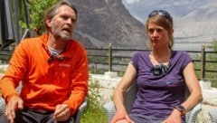 Thomas Huber und Marina Krauss bei der Pressekonferenz am Donnerstag