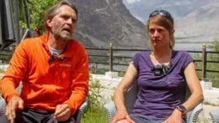 Thomas Huber und Marina Krauss bei der Pressekonferenz am Donnerstag