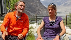 Thomas Huber und Marina Krauss bei der Pressekonferenz am Donnerstag