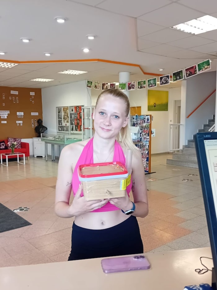 Auf das „Team Tierschutz“ kann man sich verlassen! Danke an die junge freiwillige Helferin, die ...