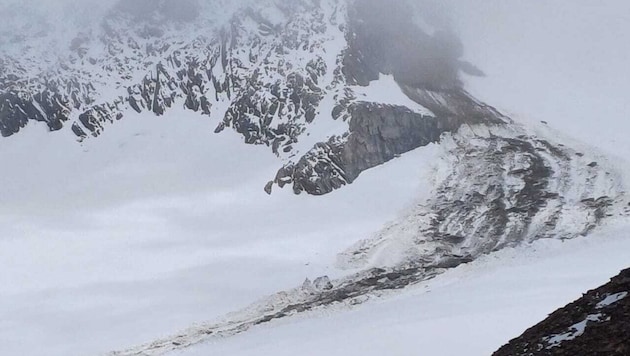 Teile der Südostflanke vom Rainerhorn brachen ab.