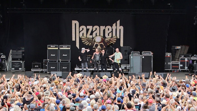 2016 spielte die schottische Band Nazareth schon einmal beim Linzer- „Krone“-Fest auf. Damals ...
