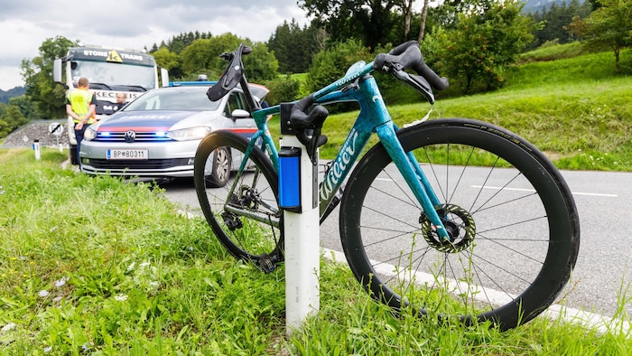 Bild von der Unfallstelle in Satteins.