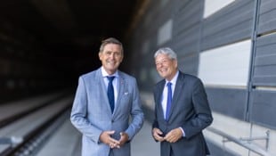 Peter &amp; Peter; Minister Hanke, zuständig für Österreichs Infrastruktur, und Kärntens ...