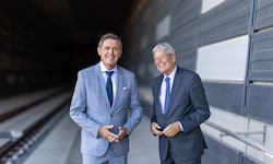 Peter & Peter; Minister Hanke, zuständig für Österreichs Infrastruktur, und Kärntens ...