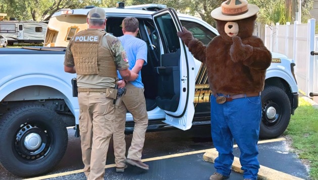 Vom Waldwächter zum Ermittler: „Smokey“ half bei der Festnahme. 
