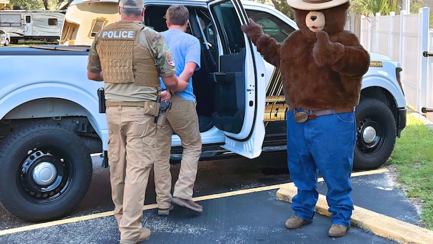 Vom Waldwächter zum Ermittler: „Smokey“ half bei der Festnahme.