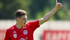 Daumen hoch! David Heindl schaffte den Sprung. 