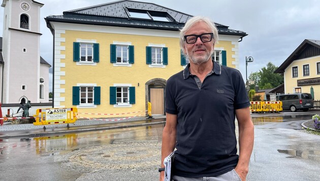 Architekt Simon Neururer war es wichtig, den Bau im Zentrum der Wolfgangseegemeinde zu erhalten.