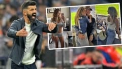 Miron Muslic durfte jubeln, Diletta Leotta freute sich mit (ihrem Herzbuben).