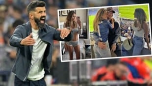 Miron Muslic durfte jubeln, Diletta Leotta freute sich mit (ihrem Herzbuben).