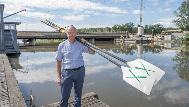 Der Ruderclub Graz zählt 100 Mitglieder – Hans Jörg Kaltenbrunner ist Vereinsobmann.