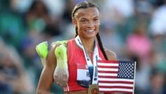 Siebenkämpferin Anna Hall holte sich den vierten US-Titel in Serie.