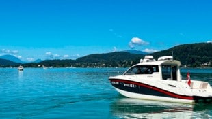 Drei der acht Kärntner Polizeiboote sind auf dem Wörthersee im Einsatz.