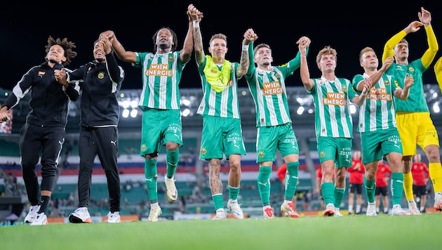 Jetzt will Rapid auch in der Liga jubeln.