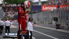 Charles Leclerc gewann das Qualifying in Ungarn.