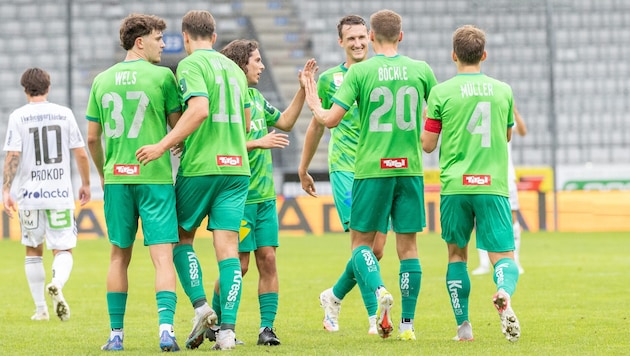 Die WSG Tirol jubelte über den souveränen Saisonstart gegen TSV Hartberg.