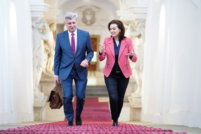 Kreutner und Zadić im besten Einvernehmen