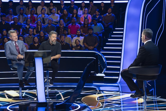 Jennings und Damon am „heißen Stuhl“, wo auch Neckereien zwischen dem Hollywoodstar und ...