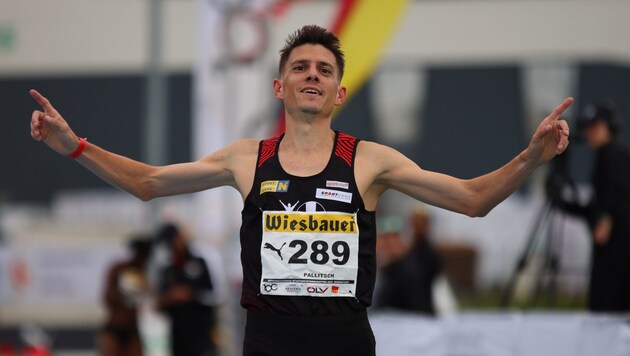 Raphael Pallitsch siegte über 800 und 1500 Meter.