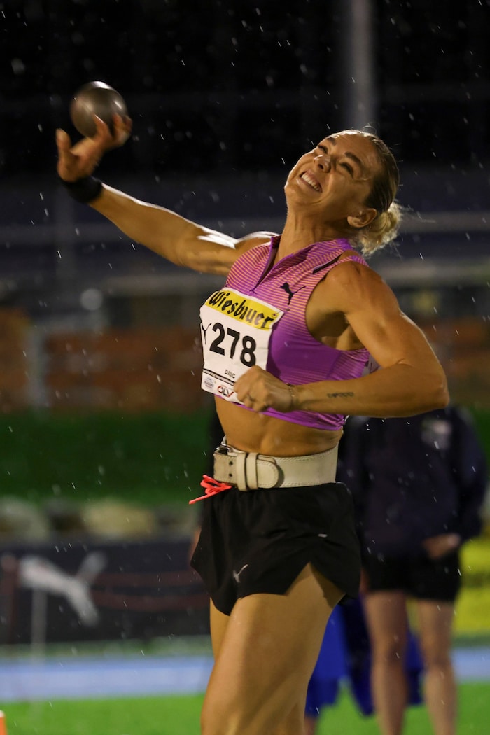 Dadic gewann im Kugelstoßen.