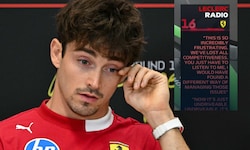 Charles Leclerc ärgerte sich über das Teamradio.