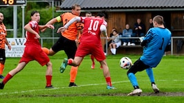 Das Tor von Frantschach-Goalie Knapp war unter Dauerbeschuss.