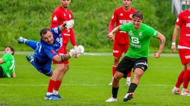Keeper Raphael Morscher und seine Dornbirner hatten beim Westliga-Auftakt bei Wals-Grünau das ...