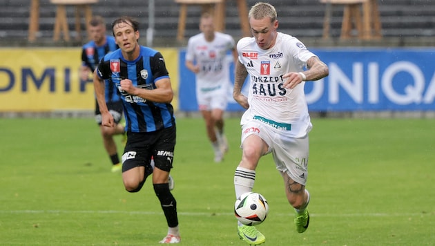 Felix Nachbagauer traf zweimal und legte einen Treffer für Krems auf.