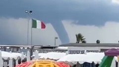 Der Tornado entstand bei Sottomarina nahe Chioggia.