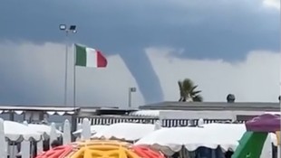 Der Tornado entstand bei Sottomarina nahe Chioggia.