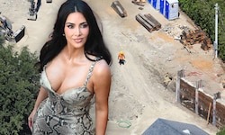 Bunker, Beauty-Lab oder Batcave? Kim Kardashian baut um und ärgert damit ihre Nachbarn. 