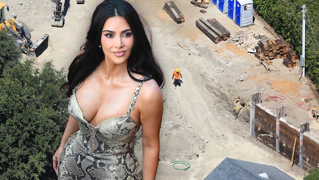 Bunker, Beauty-Lab oder Batcave? Kim Kardashian baut um und ärgert damit ihre Nachbarn.