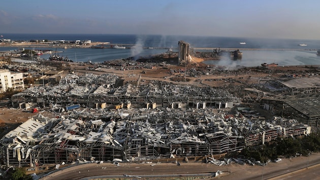 Die Hafen-Explosion hat ganze Stadtteile ausradiert.