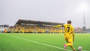 Das Stadion in Bodö wird heute Abend gegen Sturm restlos ausverkauft sein.