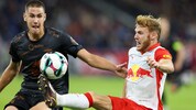 Yorbe Vertessen (re.) trifft auf seine Landsleute aus Belgien.