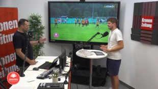 Patrick Jochum (li.) und Stefan Plieschnig (re.) starten in die neue Fußball Unterhaus Saison