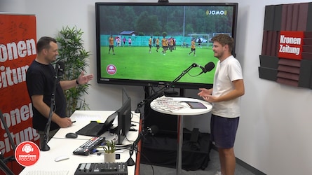 Patrick Jochum (li.) und Stefan Plieschnig (re.) starten in die neue Fußball Unterhaus Saison