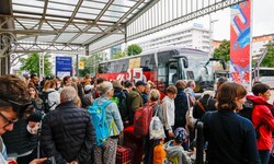 Andrang beim Salzburger Hauptbahnhof