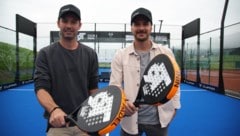 Tatra (links) und Schwaighofer beleben den Padel-Sport.