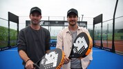 Tatra (links) und Schwaighofer beleben den Padel-Sport.