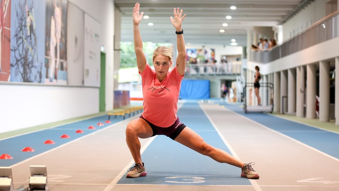 Hiemer trainierte im Sommer im Olympiazentrum Rif ...