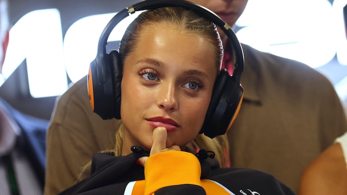 Margarida Corceiro drückte ihren Herzbuben Lando Norris die Daumen.