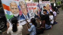 In Indien werden die Drohungen von Donald Trump teilweise mit Humor genommen. 