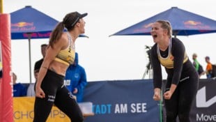 Sarah Kastenberger (re.) holte zuletzt mit ihrer Partnerin Michaela Handler-Hollaus in Tulln ...