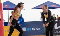 Sarah Kastenberger (re.) holte zuletzt mit ihrer Partnerin Michaela Handler-Hollaus in Tulln ...