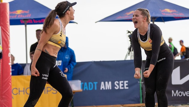 Sarah Kastenberger (re.) holte zuletzt mit ihrer Partnerin Michaela Handler-Hollaus in Tulln ...