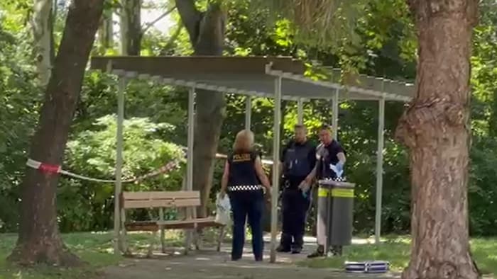 Die Polizei hat das Gebiet großräumig abgesperrt.